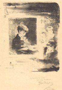 Børnetegning af Felix Hilaire Buhot