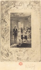 I Promessi Sposi (De forlovede) af Felix Hilaire Buhot