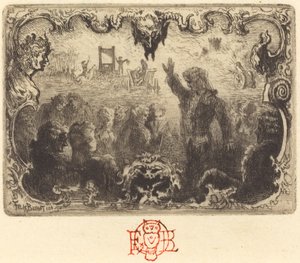 Jacques Cazottes The Devil in Love 3. vignet, 1878.