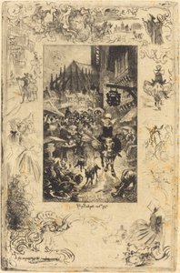 Jeg gjorde, hvad jeg ville kalde en god handel, 1878. af Felix Hilaire Buhot
