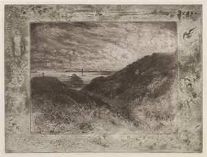 The Cliff: Saint-Malo Bay The Cliff: Saint-Malo Bay, 18861890. af Felix Hilaire Buhot