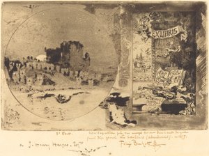Le Château des hiboux (Uglenes Slot) af Felix Hilaire Buhot