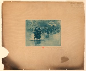 Regnvejr af Felix Hilaire Buhot