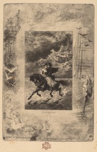 Ryno et Hermangarde Ryno og Hermangarde, 1847-1898. af Felix Hilaire Buhot