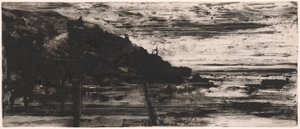 Havlandskab ved Dinard af Felix Hilaire Buhot