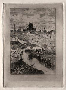Brønden ved Cailles-højen af Felix Hilaire Buhot