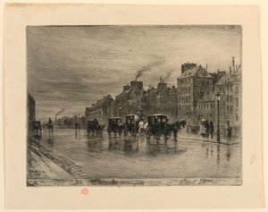 Førerhusets stativ af Felix Hilaire Buhot