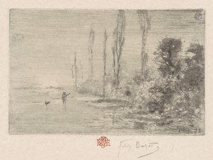 En efterårsmorgen (efterårseftermiddag) af Felix Hilaire Buhot