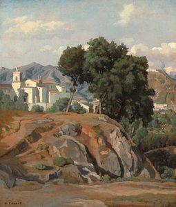 Udsigt over La Cava, ca. 1840 (olie på lærred)