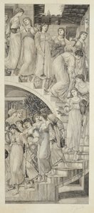 The Golden Stairs, efter Sir Edward Coley Burne-Jones af Felix Jasinski