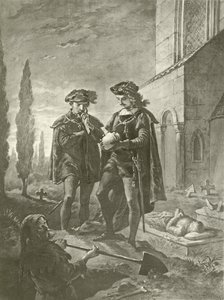 Hamlet. Akt V, Scene I (dybtryk) af Felix Octavius Carr Darley