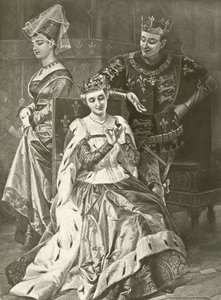 Kong Henry Fifth. Akt V, Scene II (dybtryk) af Felix Octavius Carr Darley
