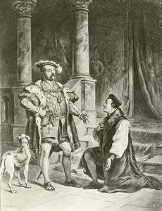 Kong Henrik VIII. Akt V-scene I (dybtryk) af Felix Octavius Carr Darley