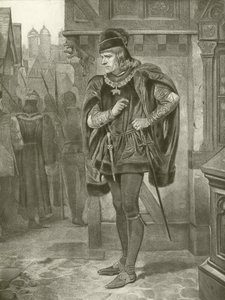 Kong Richard III. Akt I, Scene II (dybtryk) af Felix Octavius Carr Darley