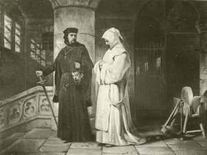 Mål for mål. Akt IV - Scene III (dybtryk) af Felix Octavius Carr Darley