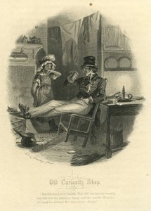 Old Curiosity Shop - The Marchioness and Mr Swiveller af Felix Octavius Carr Darley