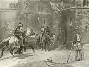 Anden del Kong Henrik IV. Akt I, Scene I (dybtryk) af Felix Octavius Carr Darley