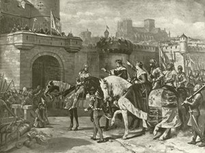 Tredje del af Henrik VI. Akt II, Scene II (dybtryk) af Felix Octavius Carr Darley