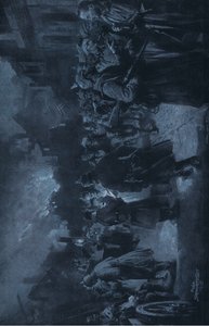 Fra Vestfronten. Efter slaget, illustration fra Hindenburg udgivet af Daterlandischer Derlag C U Weller Berlin af Felix Schwormstadt