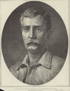 Henry Morton Stanley (kobberstik) af Felix Stone (after) Moscheles
