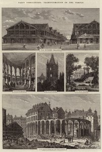 Paris nedrivninger, transformation af templet