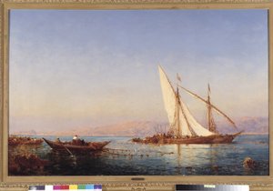 Fiskeri i Marseille Maleri af Felix Ziem (1821-1911) 1911 Obligatorisk omtale: Samlingsstiftelsen mht. de Provence, Marseille af Félix Ziem