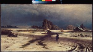 Degel (Tø) - Peinture de Fyodor Vasilyev (Feodor Alexandrovich, Fiodor Alexandrovitch Vassiliev (1850-1873), huile sur toile