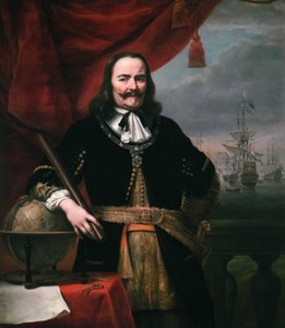 Admiralløjtnant Michiel de Ruyter (1607-1676) af Ferdinand Bol