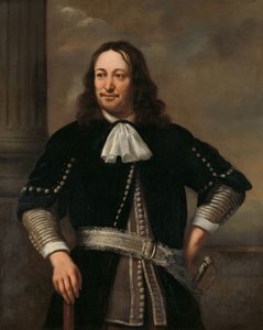 Portræt af en søofficer, sandsynligvis viceadmiral Aert van Nes (1626-1693) af Ferdinand Bol