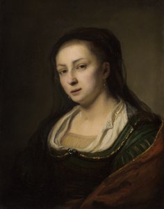 Portræt af en kvinde af Ferdinand Bol