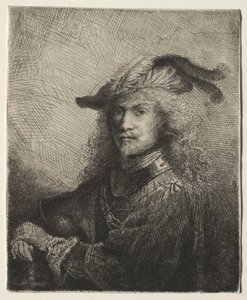 Portræt af en officer, 1645. af Ferdinand Bol