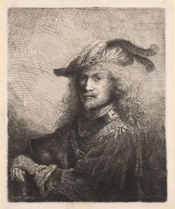Portræt af en officer af Ferdinand Bol
