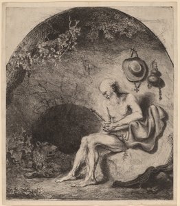 Sankt Hieronymus i hulen af Ferdinand Bol