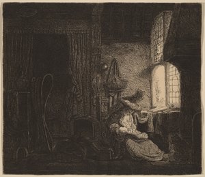 Familien i værelset af Ferdinand Bol