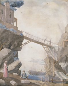 Scagliola-panel af Ferdinand Enrico Hugford