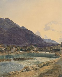 Bad Ischl af Ferdinand Georg Waldmuller