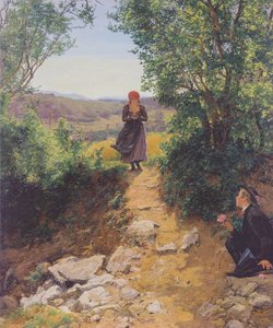 Den ventede af Ferdinand Georg Waldmüller