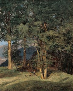 Ahorntræer nær Ischl af Ferdinand Georg Waldmuller