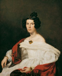 Hofembedsmanden Josef von Stadlers hustru af Ferdinand Georg Waldmuller