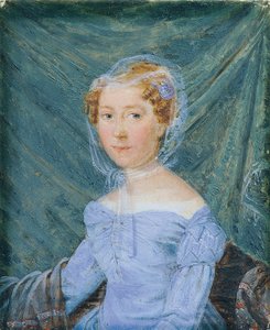 Fru Theresia Rupprecht af Ferdinand Georg Waldmuller