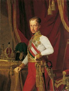 Portræt af kejser Ferdinand I af Østrig 1793-1875, 1839. af Ferdinand Georg Waldmuller