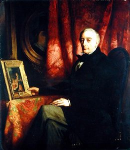 Portræt af kunstsamleren Nicolaus Hudtwalcker, 1852