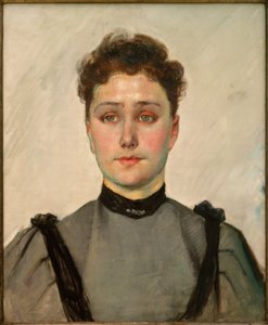 Portræt af en ung kvinde af Ferdinand Hodler