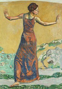 Joyous Woman, 1911 af Ferdinand Hodler