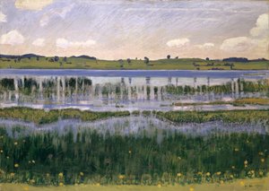 Burgäschi-søen af Ferdinand Hodler