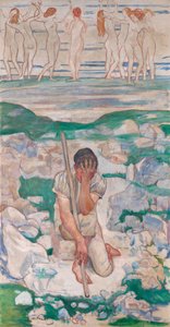 Hyrdens drøm, 1896 af Ferdinand Hodler