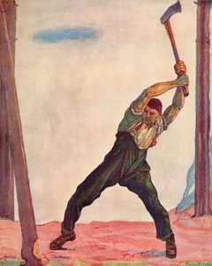 Skovhuggeren, 1910. af Ferdinand Hodler