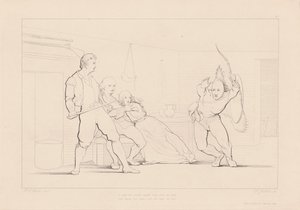 En Form har styrtet midt imellem dem fra Mørket af Ferdinand Joubert, after George Elgar Hicks