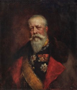 Portræt af storhertug Frederik I af Baden 1826-1907.