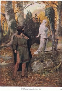 Wolfram passede hende, illustration fra The Stories of Wagner